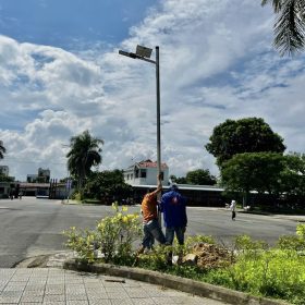 Phúc An Tech triển khai dự án đèn năng lượng mặt trời tại Đại học Nội vụ Quảng Nam 4